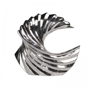 Orren Ellis Otani Decorative Ceramic Wave Table Vase OREL4817